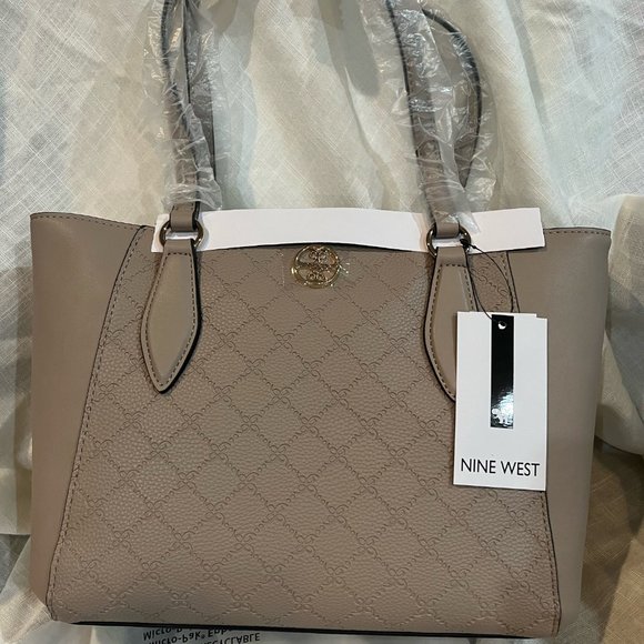 Nine West Kyelle Pumice Small Tote Bag - Picture 2 of 5